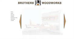 Desktop Screenshot of brotherswoodworks.com